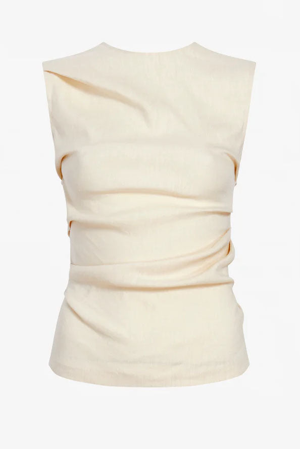 Anoushka Top in Linen Slub
