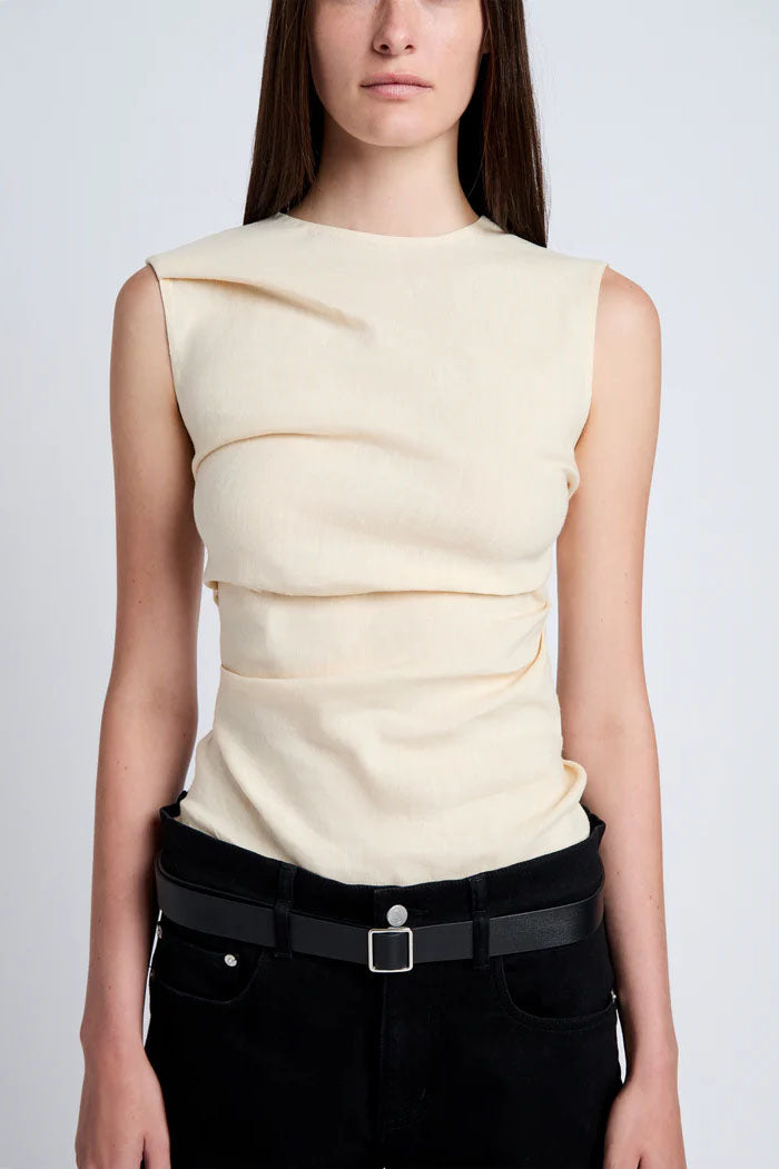Anoushka Top in Linen Slub