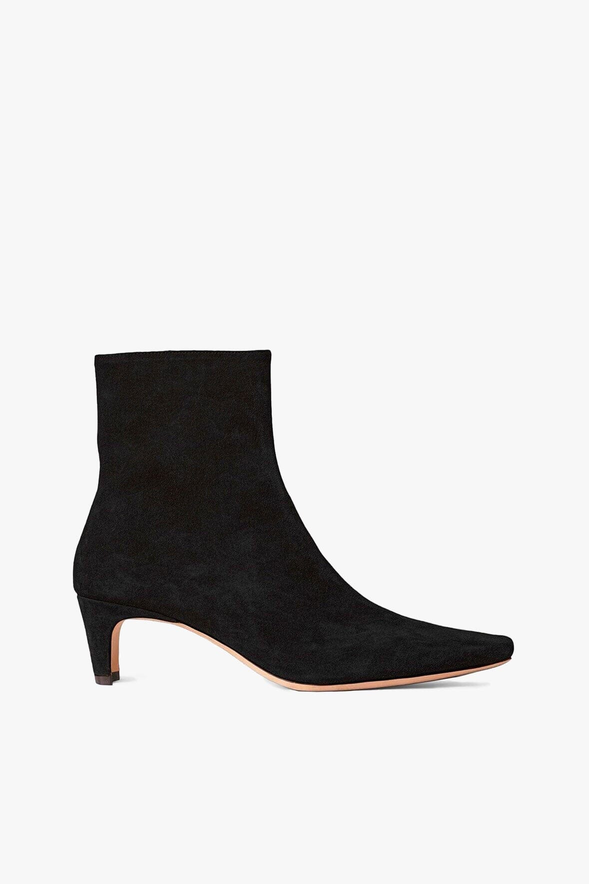Wally Ankle Boot, Black Suede