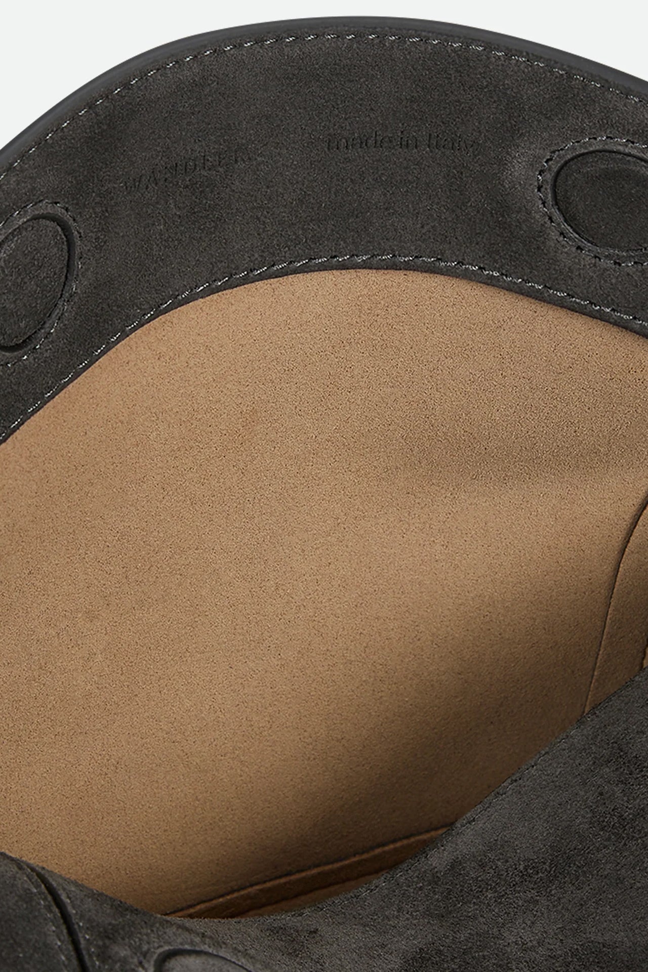 Penelope Slouch Bag, Space Suede