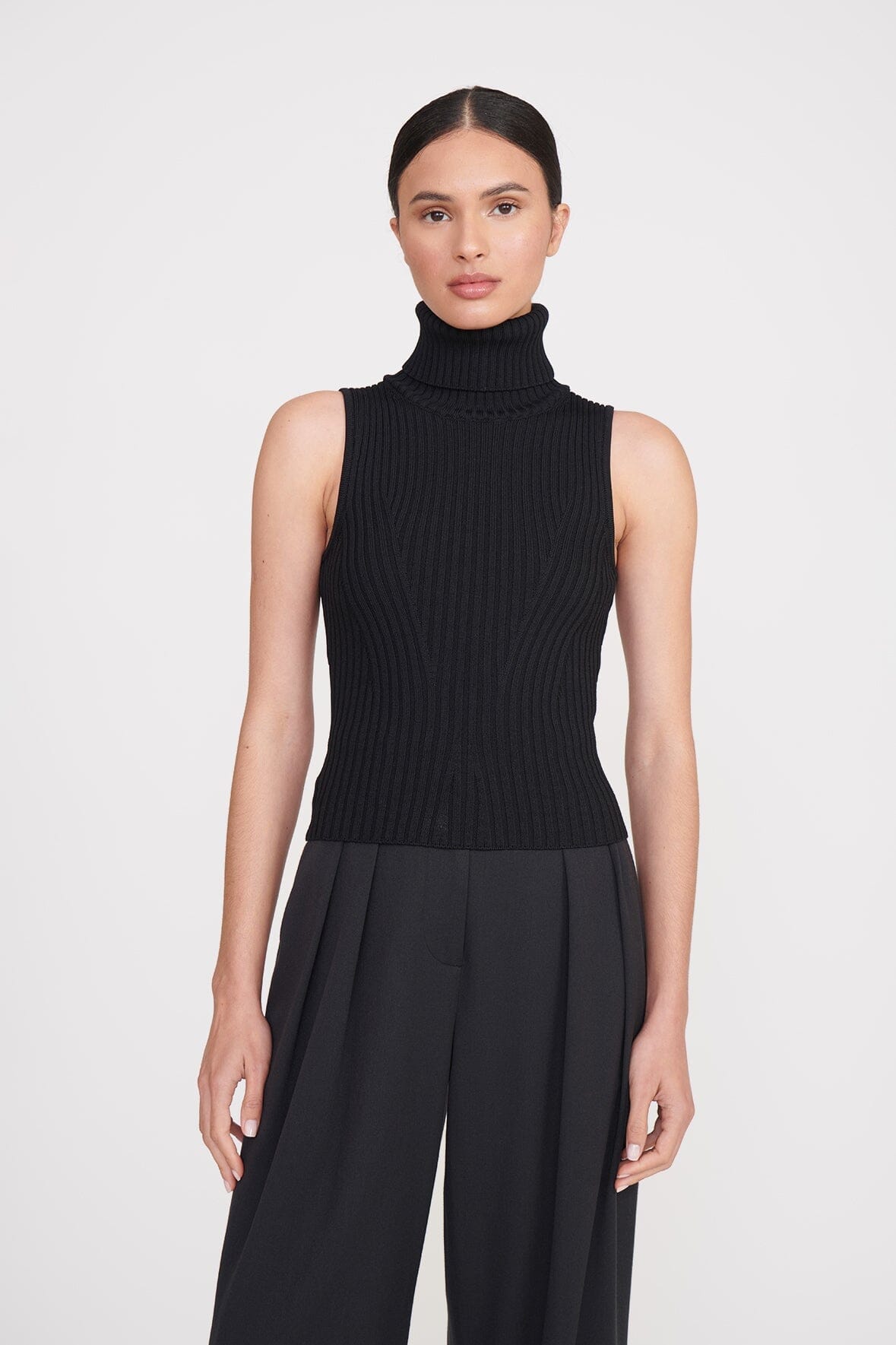 Callum Ribbed-Knit Top