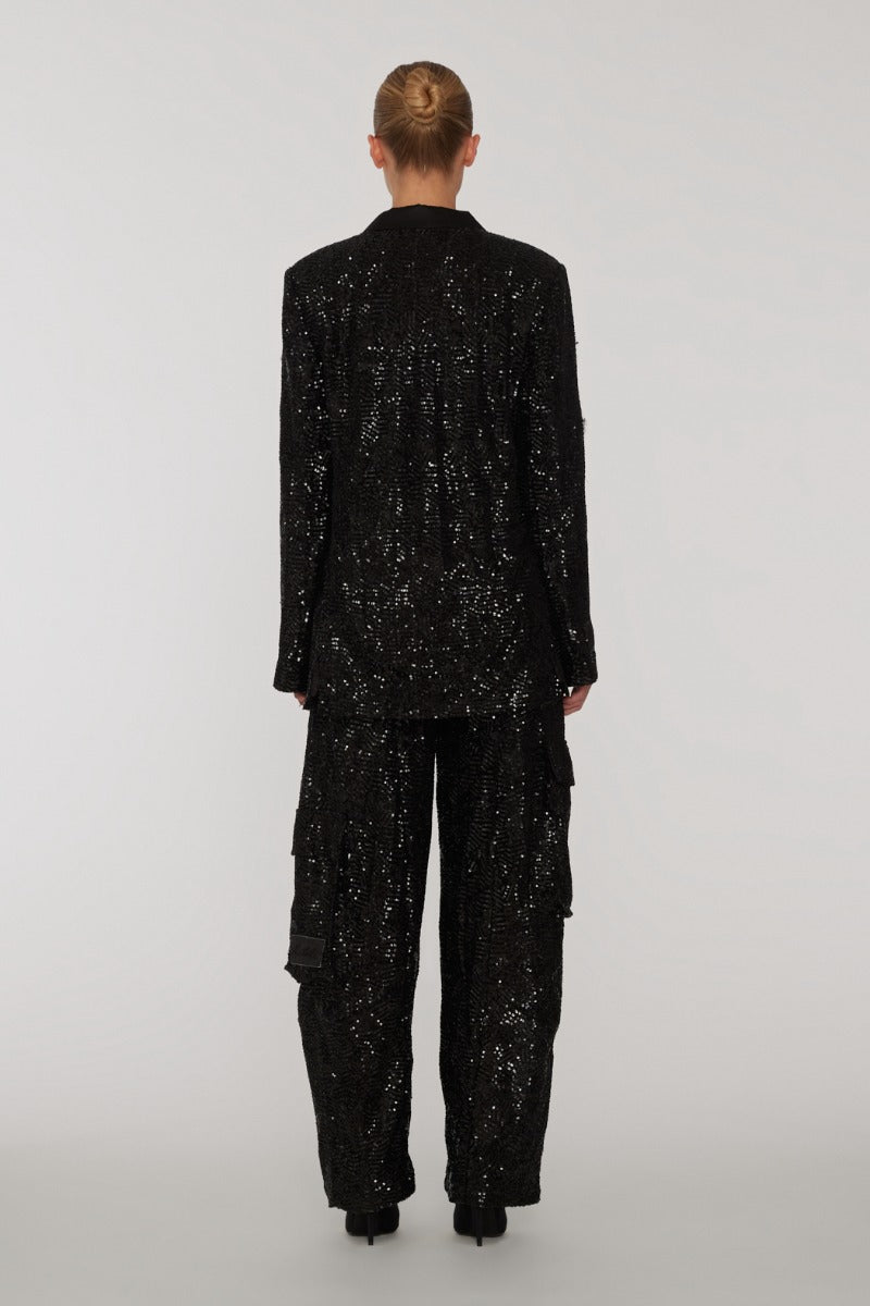 Sequins Cargo Pants