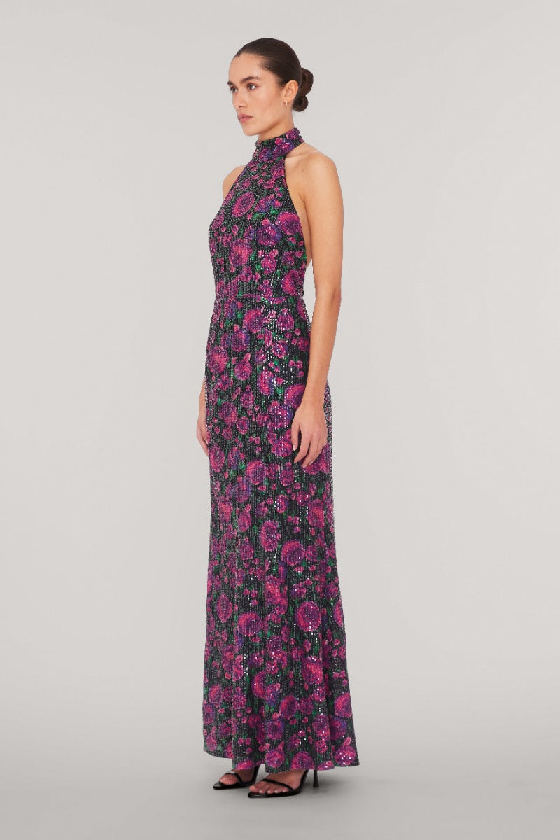 Sequins Halterneck Dress