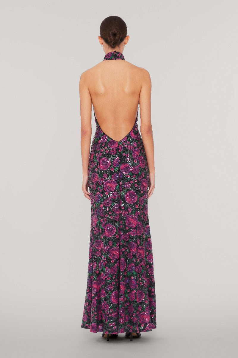 Sequins Halterneck Dress