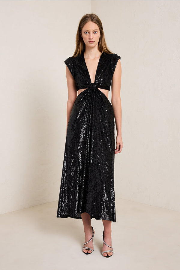 Alexis Sequin Midi Dress