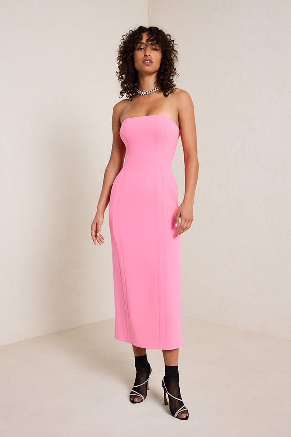 Elizabeth Strapless Midi Dress