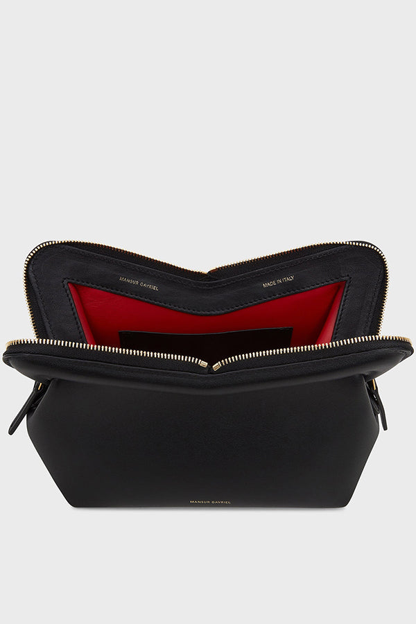 Mini M Frame Bag, Black/Flamma