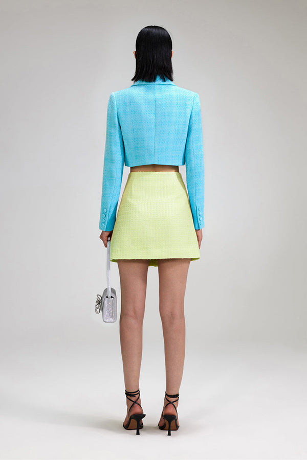 Blue Boucle Jacket