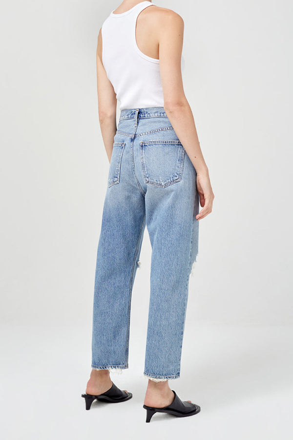 90's Crop Mid Rise Loose, Suspend