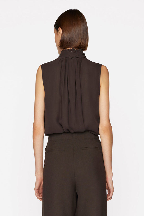 S/L Bow Blouse, Americano