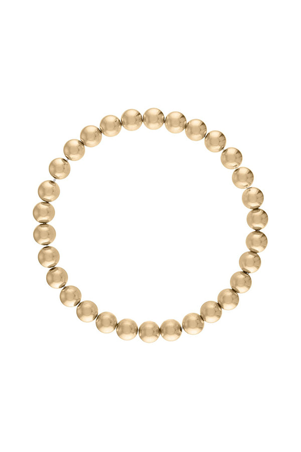 6MM Gold Ball Bracelet
