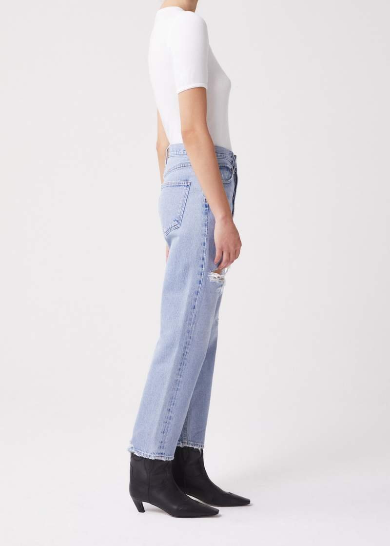 90's Crop Mid Rise Loose Fit, Echo