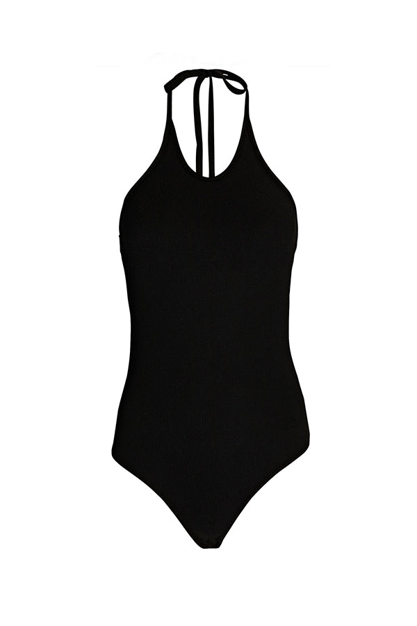 Stretch Silk Keyhole Bodysuit