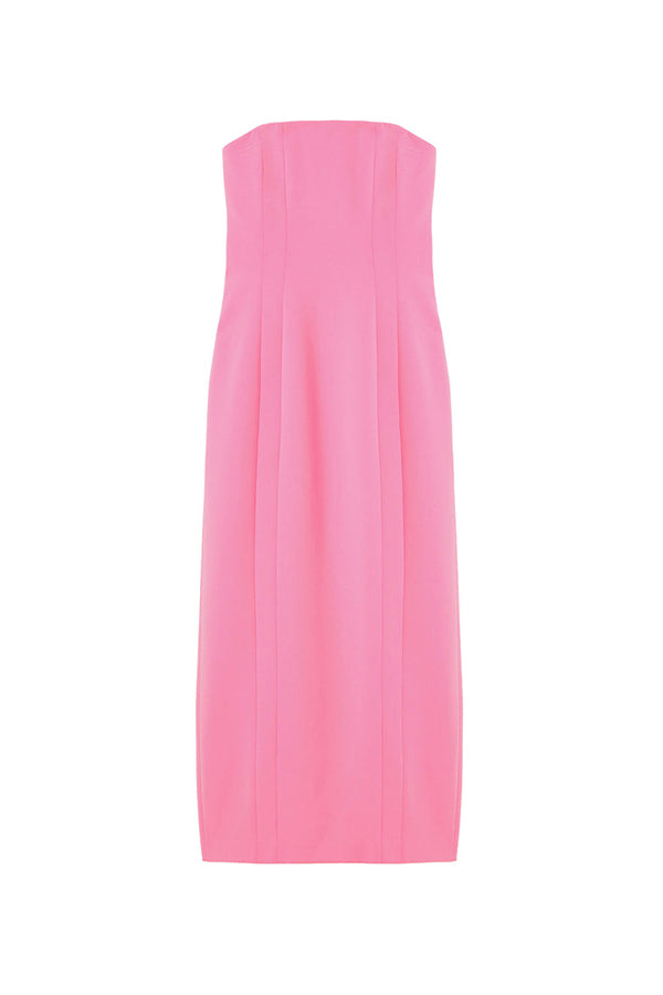 Elizabeth Strapless Midi Dress