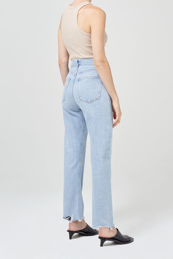 90's Pinch Waist High Rise Straight, Imitate