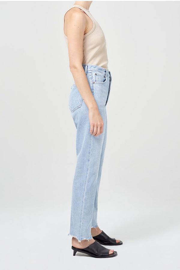 90's Pinch Waist High Rise Straight, Imitate