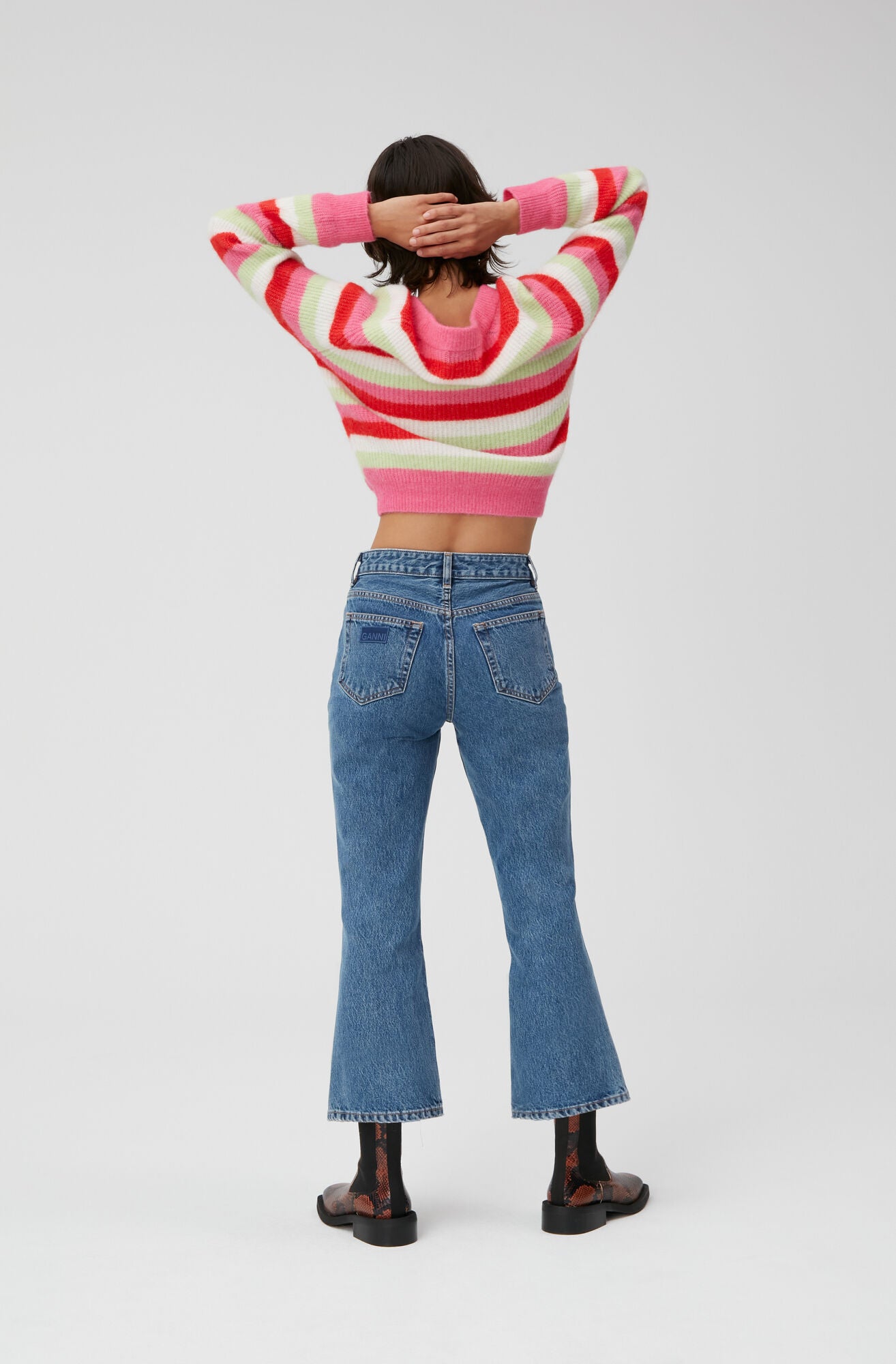 Soft Wool Cardigan, Carmine Rose