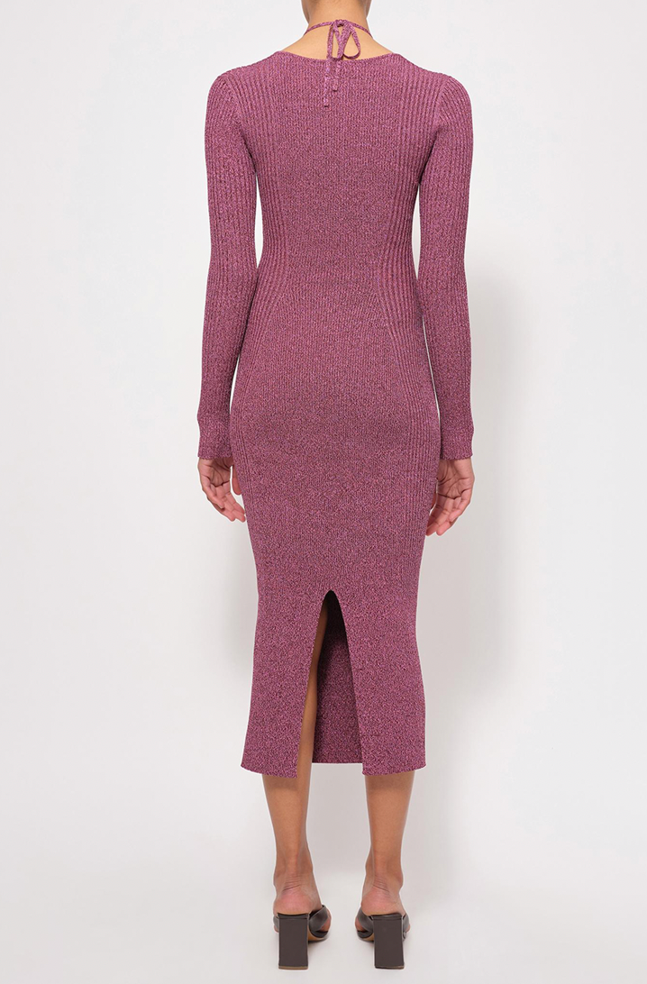 Danika Sweetheart Halter Midi Dress