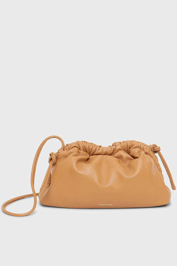 Mini Cloud Clutch, Caramel