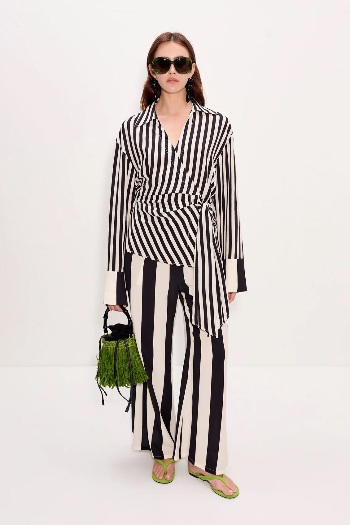 Nella Crepe Wide Leg Pant