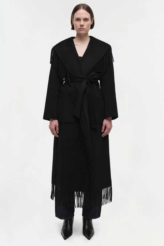 Carrie Fringe Robe Coat