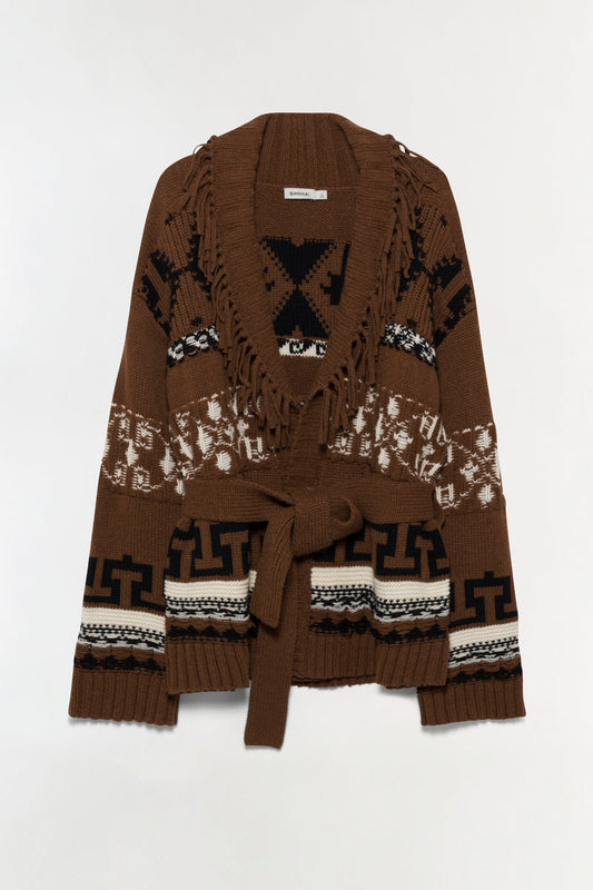 Elwood Western Fringe Wrap Cardigan