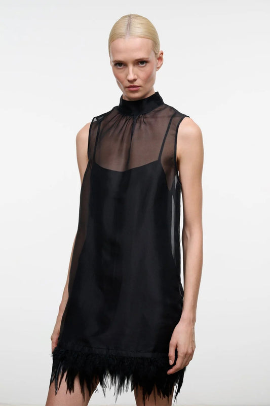 Albee Mini Dress, Black