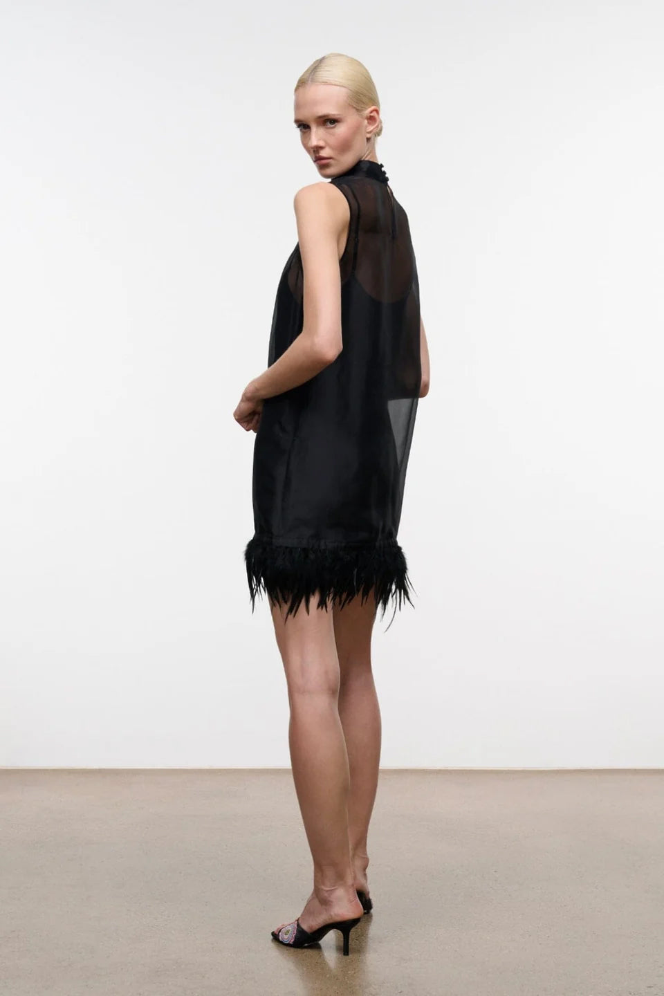 Albee Mini Dress, Black