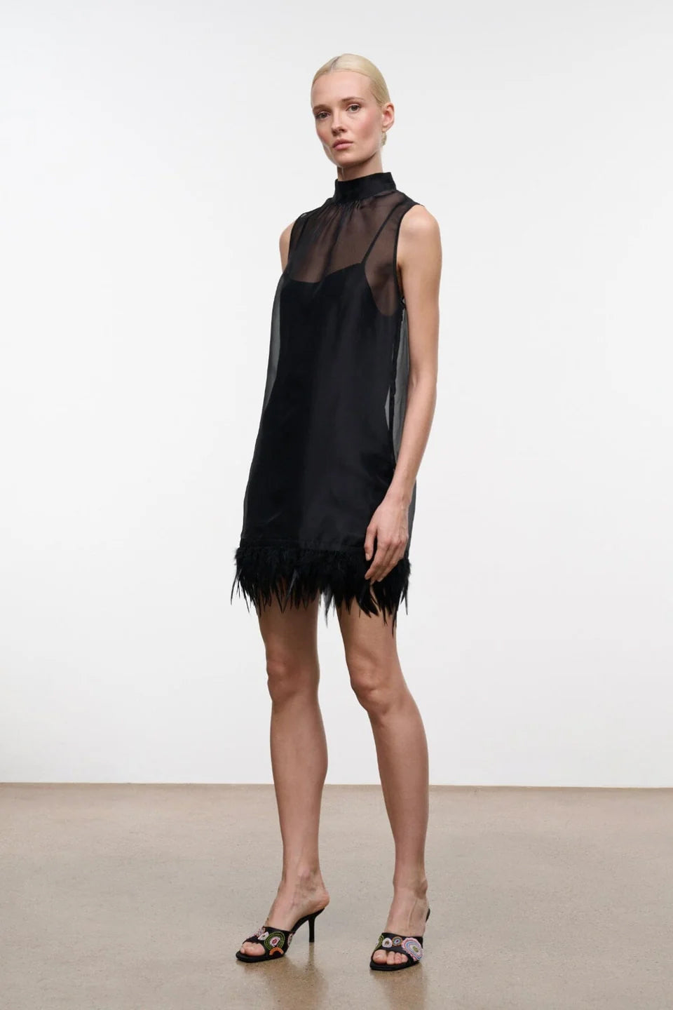 Albee Mini Dress, Black