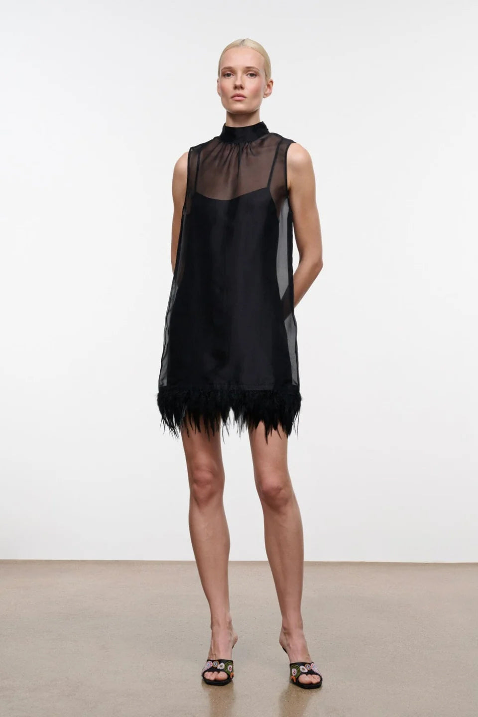 Albee Mini Dress, Black