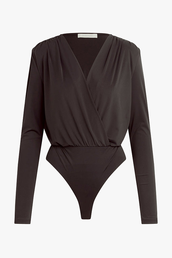 The Silky Date Blouse, Espresso