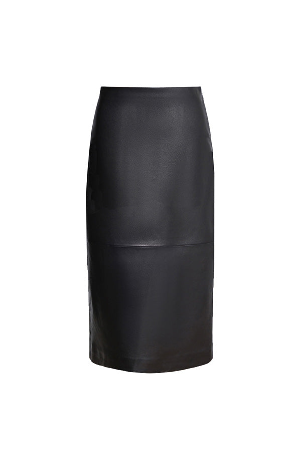 Emilee Pencil Skirt in Lambskin
