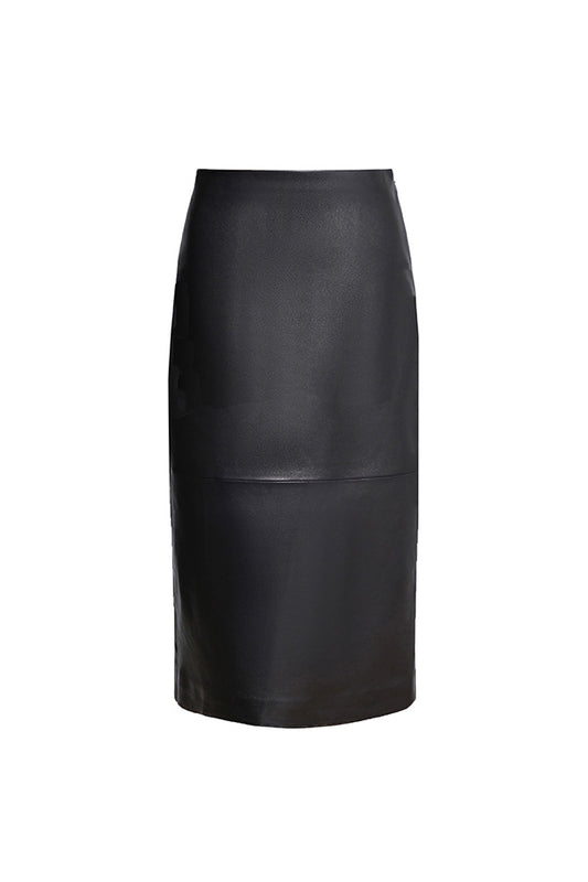 Emilee Pencil Skirt in Lambskin