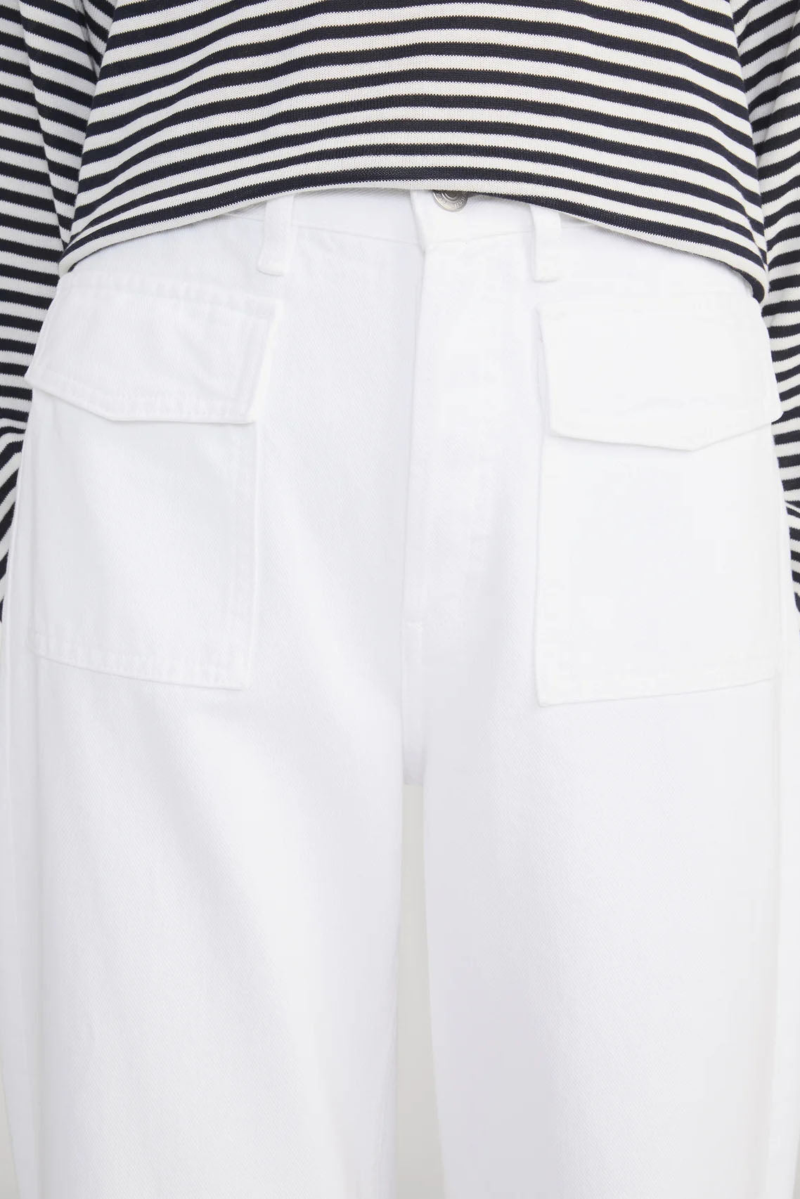 The Collegiate Pocket Jean, White