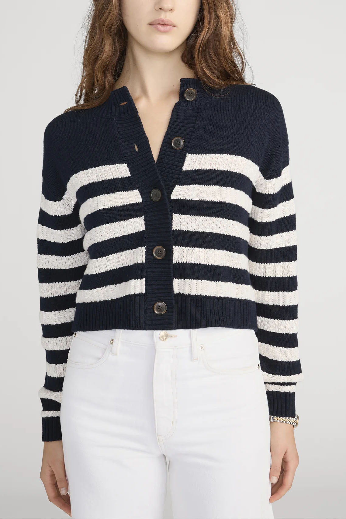 The Variation Femme Cardi, Navy Multi