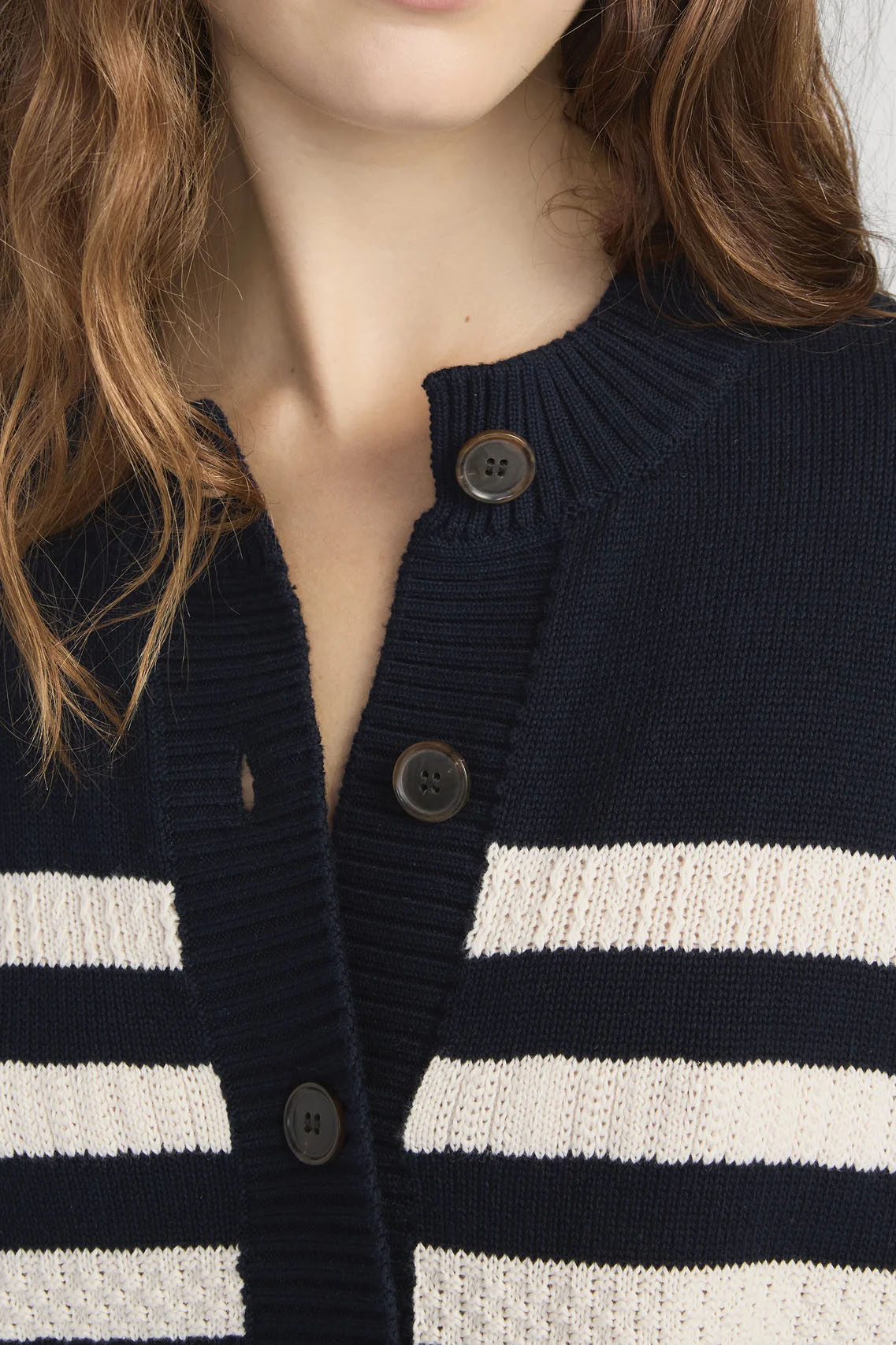 The Variation Femme Cardi, Navy Multi