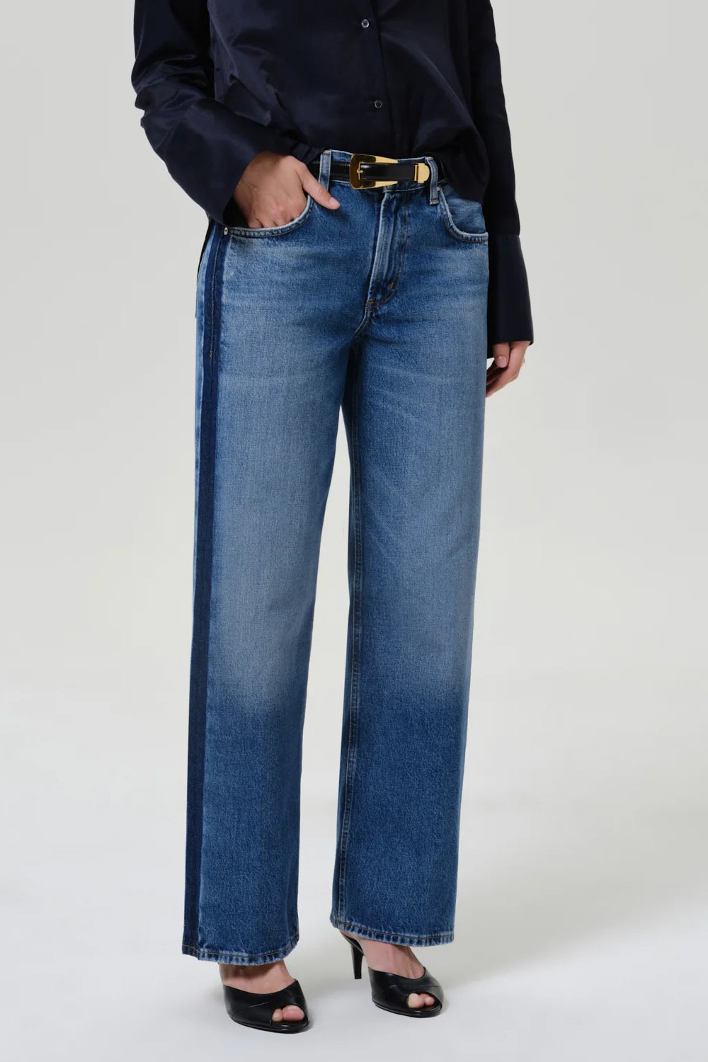 Lindz Easy Straight, Tuxedo Stripe