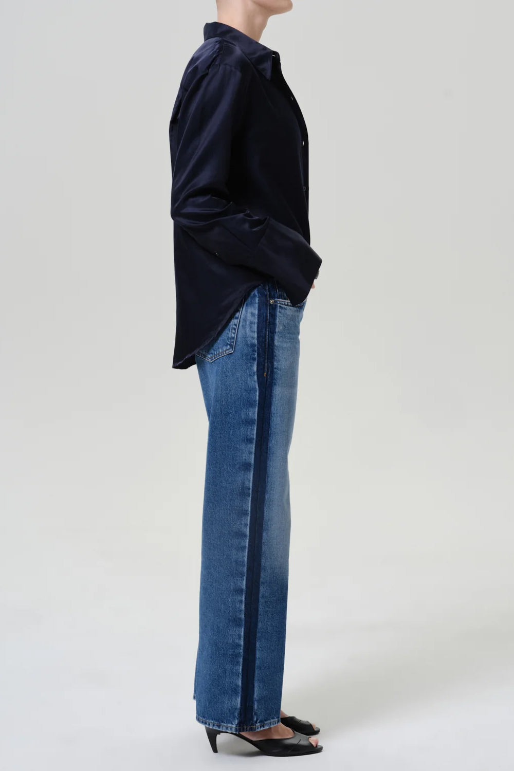 Lindz Easy Straight, Tuxedo Stripe