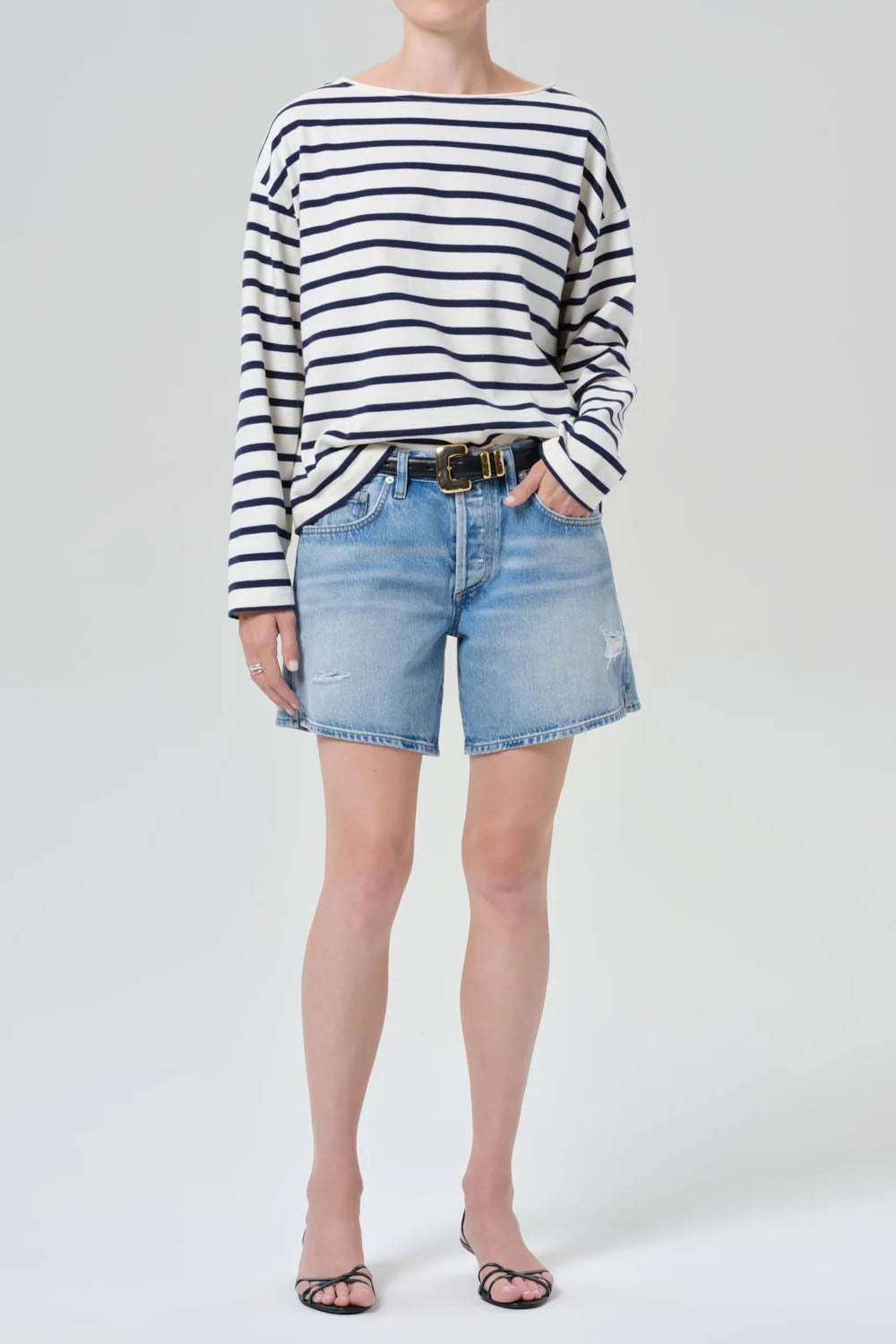 Billie Relaxed Short, Sparrow