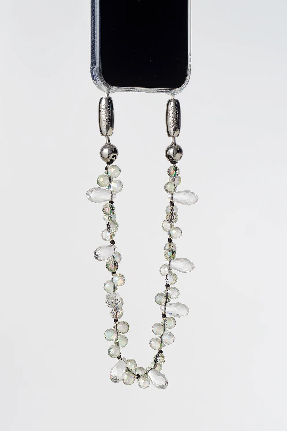 Faceted Crystal Wristlet