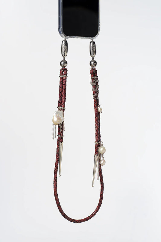 Leather Bolo + Pearl Shoulder