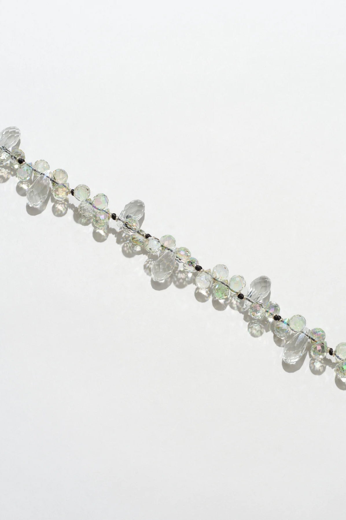 Faceted Crystal Wristlet