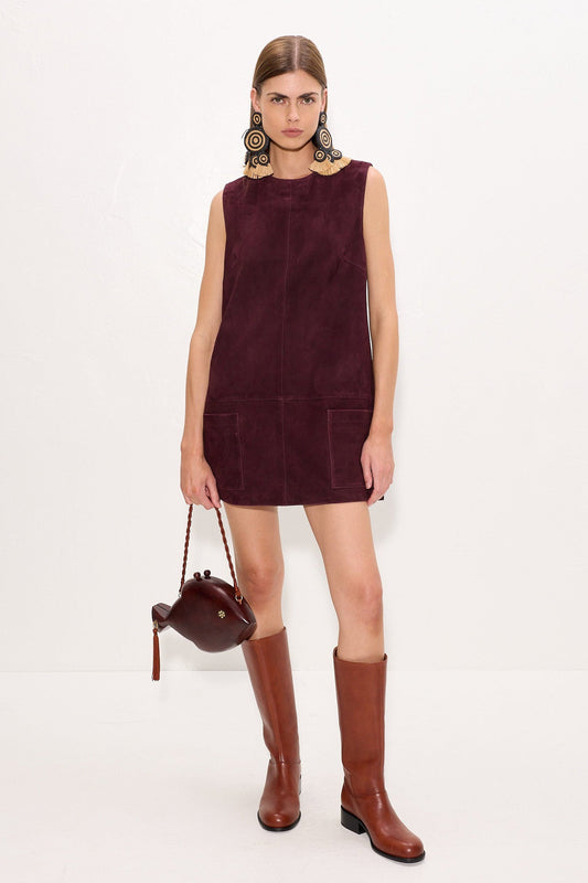 Delphine Suede Mini Dress