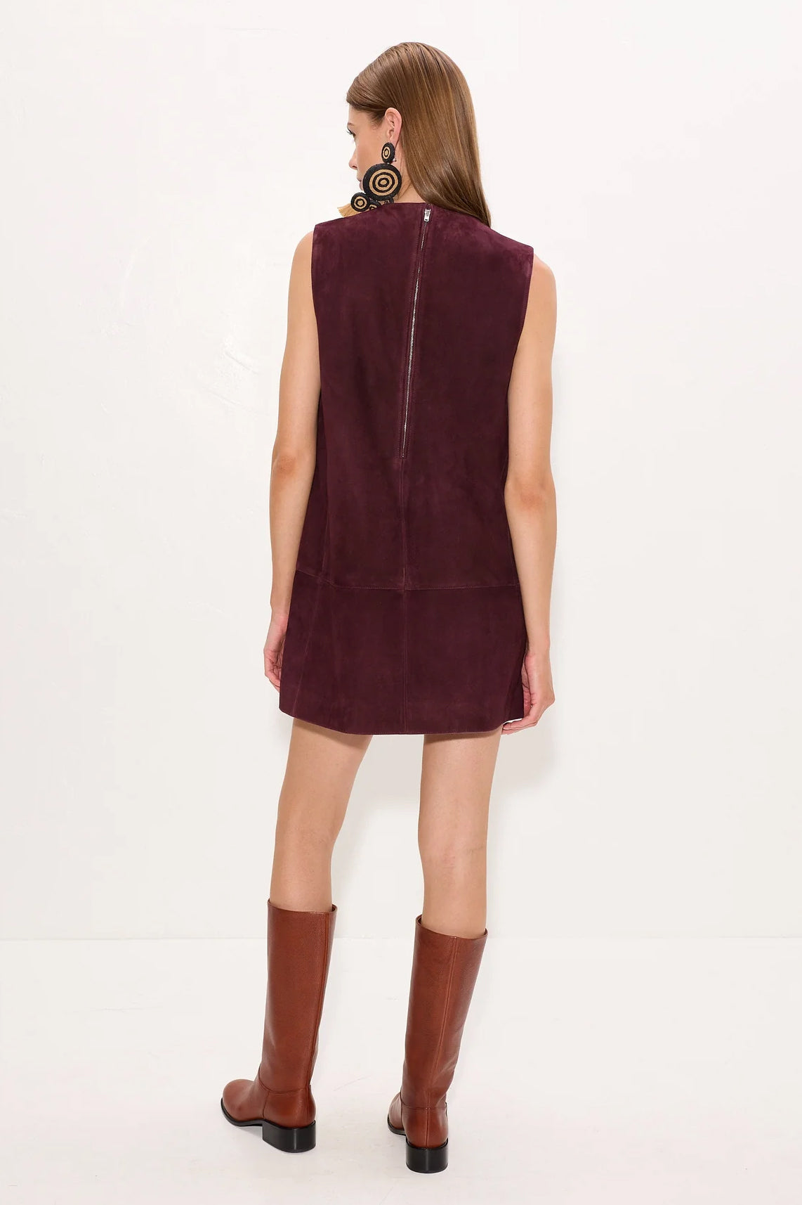 Delphine Suede Mini Dress