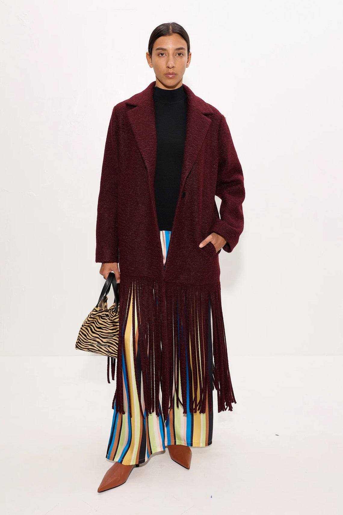 Vero Fringe Coat