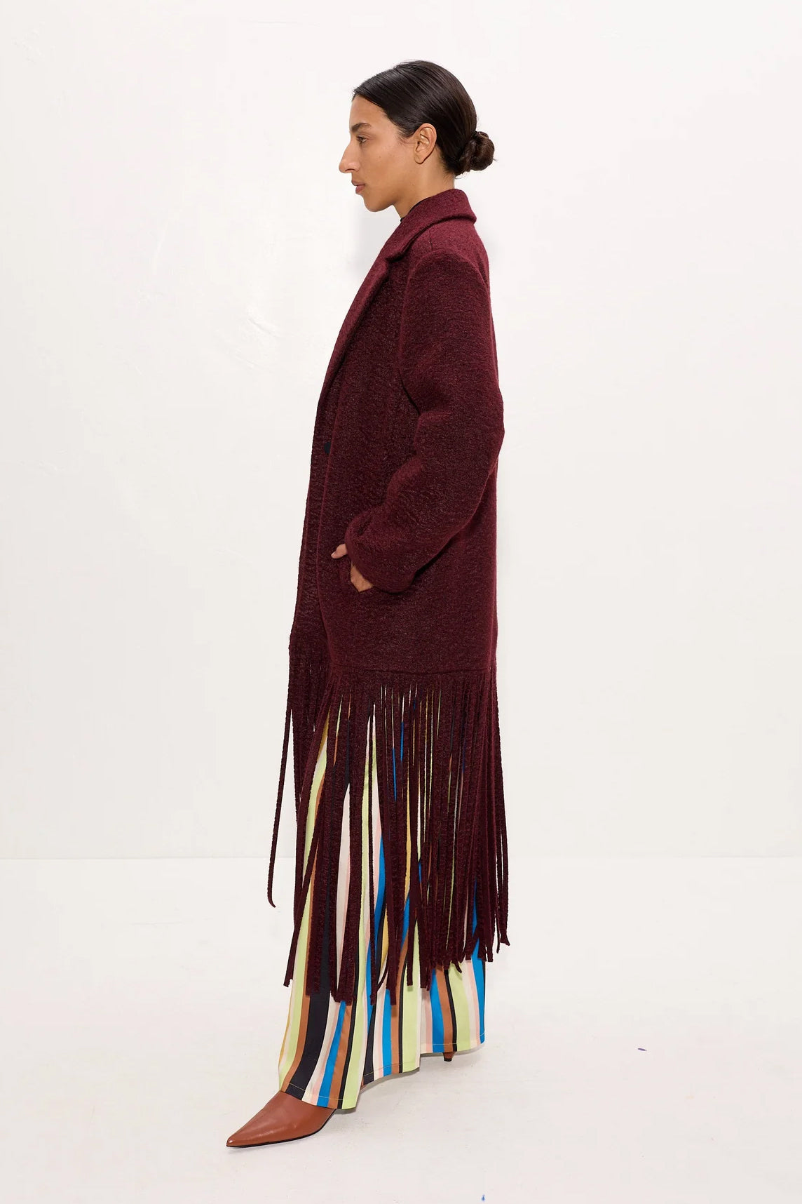 Vero Fringe Coat
