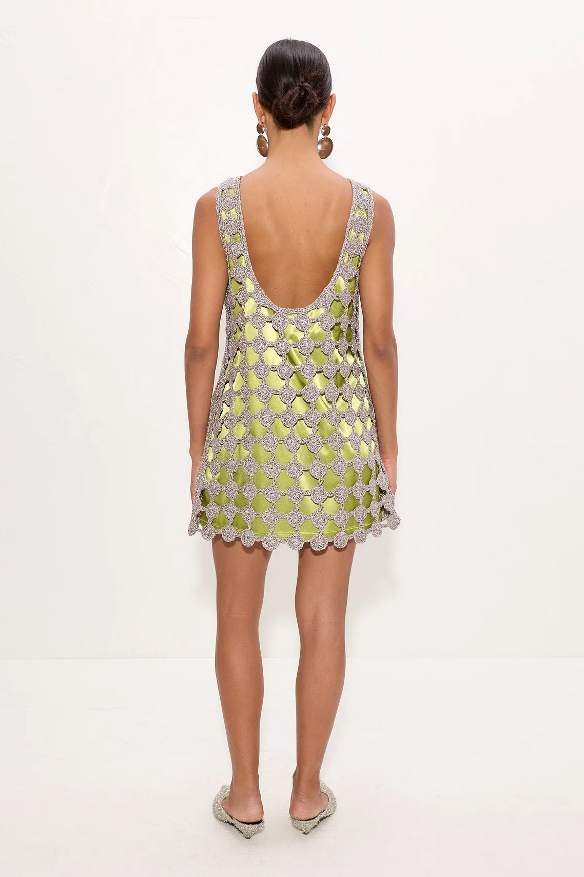 Sina Crochet Mini Dress