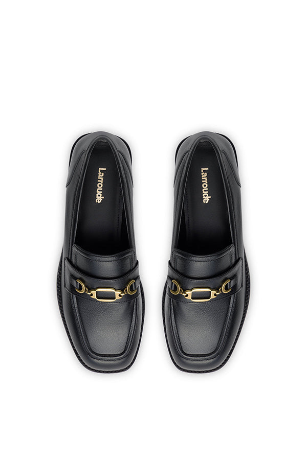 Patricia Loafer, Black Leather