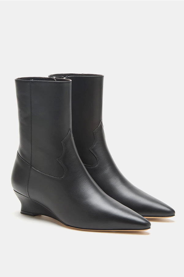 Camille 70 Wedge Boot, Black