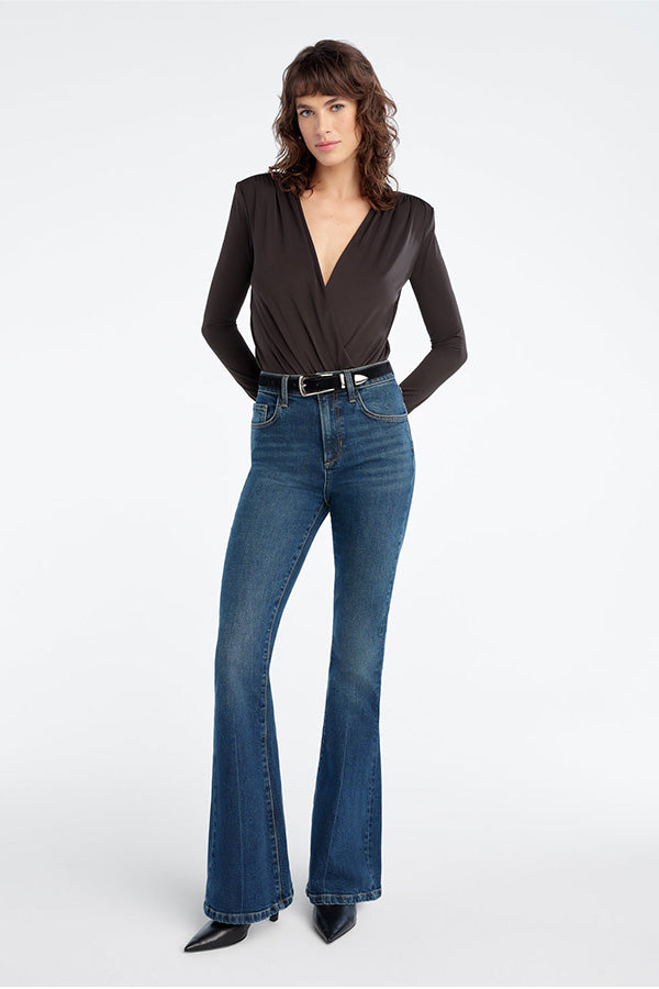 The Silky Date Blouse, Espresso